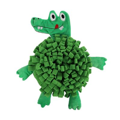 Jeu doccupation et de fouille jammie Crocodile pour chien