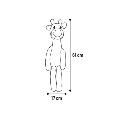Jeu sonore pour chien Garfa la Girafe en peluche Jeu sonore pour chien Garfa la Girafe en peluche