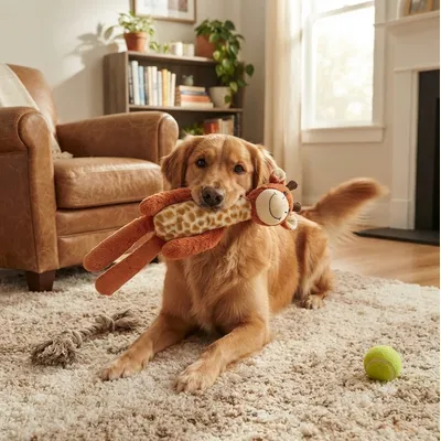 Jeu sonore pour chien Garfa la Girafe en peluche Jeu sonore pour chien Garfa la Girafe en peluche