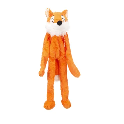 Peluche Renard grand yeux pour chien