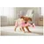 Peluche Flamant rose grand yeux pour chien Peluche Flamant rose grand yeux pour chien