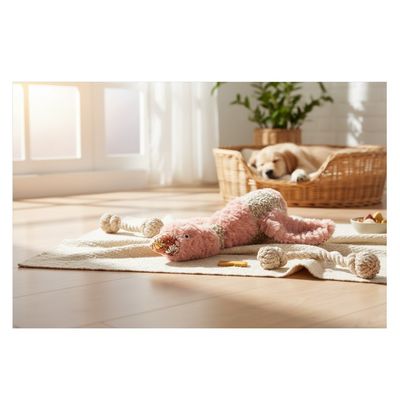 Jeu sonore pour chien Rosette le canard en peluche