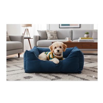 Coussin panier côtelé Rectangle
