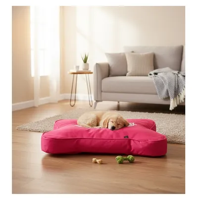 Coussin déhoussable pour chien en forme d'os Coussin déhoussable pour chien en forme d'os