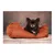 Coussin panier côtelé Rectangle Coussin panier côtelé Rectangle