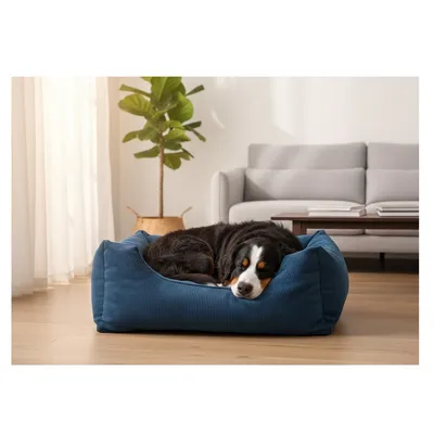 Coussin panier côtelé Rectangle