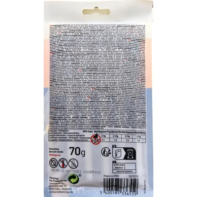 Friandise Deli Yumm Pâté Contrôle des Boules de Poils au poulet 5 x 14 g (7