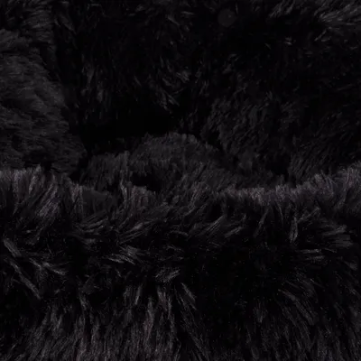 Coussin rond chat ou chien fluffy