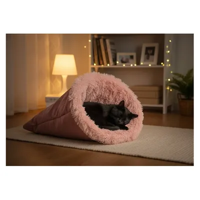 Sac de couchage tout doux pour chat Ayco