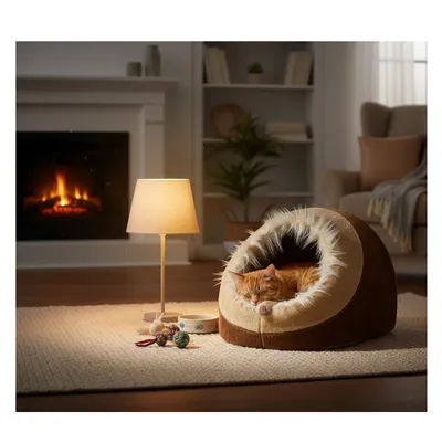 Panier grotte pour chat Pasha