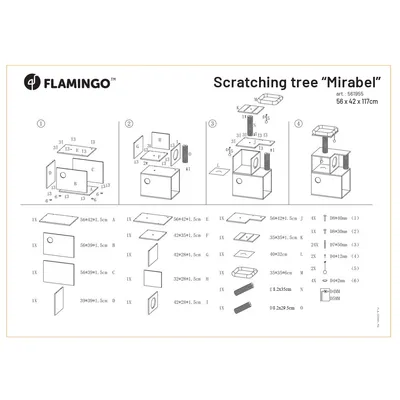 Arbre a griffer pour chat Miribel