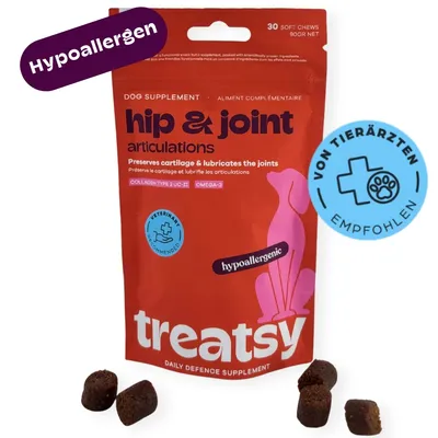 Treatsy – Nahrungsergänzungsmittel Gelenke für Hunde Treatsy – Nahrungsergänzungsmittel Gelenke für Hunde