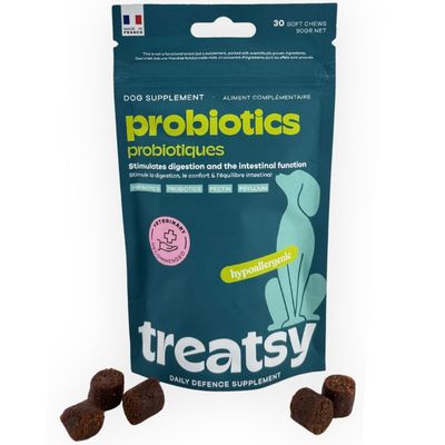 Treatsy - Complément Alimentaire Probiotiques pour chien
