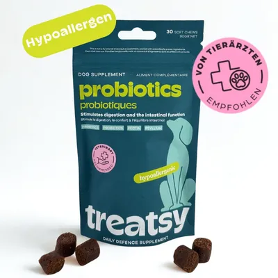 Treatsy – Nahrungsergänzungsmittel Probiotika für Hunde
