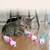 Zoomtopia 5 Pièces Jouet Interieur Souris pour Chat Couleur aléatoire