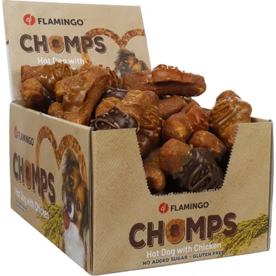Friandises en lot pour chien Hot dog avec poulet