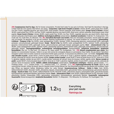 Friandises en lot pour chien bretzel avec poulet