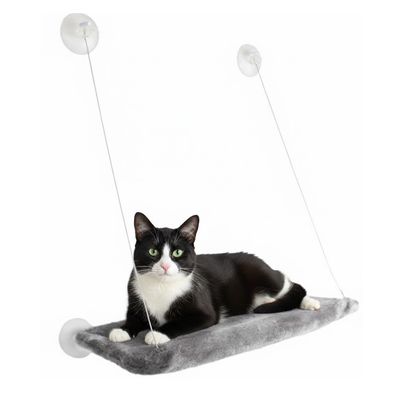 Hamac de fenêtre pour chat Chill en peluche