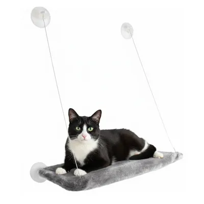 Hamac de fenêtre pour chat Chill en peluche