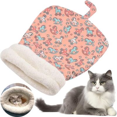 Zoomtopia Sac de Couchage Doudou pour Chat Jaune