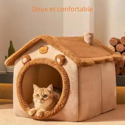 Zoomtopia Lit pour chat avec toit