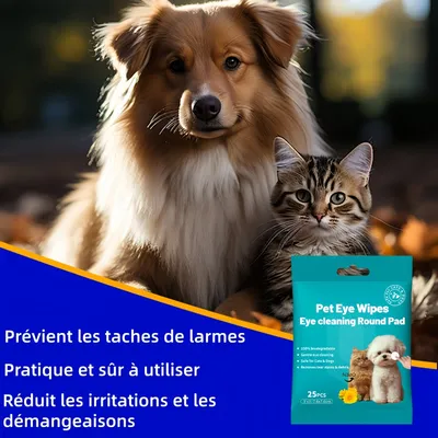 Zoomtopia Lingettes nettoyantes pour les yeux des chats