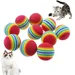 Zoomtopia - Lot de 10 Balles en Mousse Souple pour Chat 4.5CM