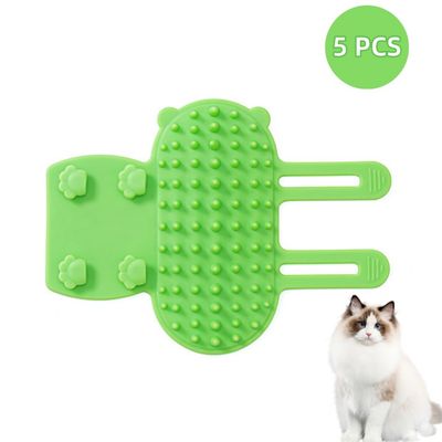 Zoomtopia 5PCS Brosse de Toilettage Autonettoyante pour Chien et Chat Rose