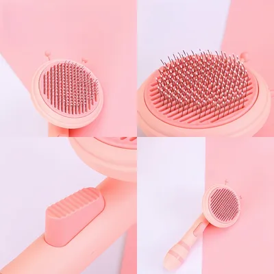 Zoomtopia Peigne rose pour animaux de compagnie