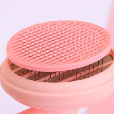 Zoomtopia Peigne rose pour animaux de compagnie