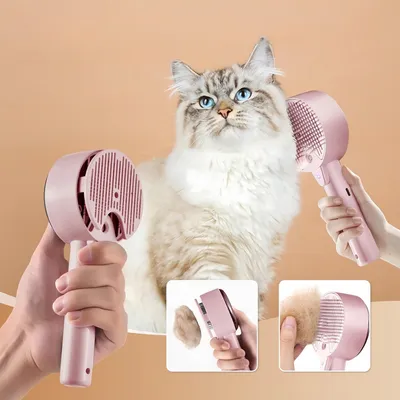 Zoomtopia Peigne à vapeur 4 en 1  pour chats et chiens