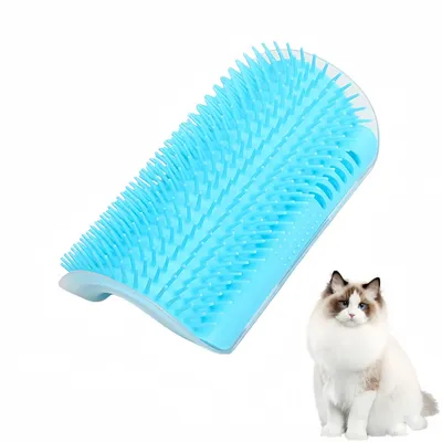 Zoomtopia 2 PCS Peigne de Massage pour Chats et Chiens Bleu