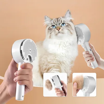 Zoomtopia Peigne à vapeur 4 en 1  pour chats et chiens