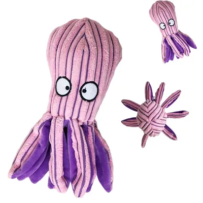 Zoomtopia Jouet en peluche en forme de pieuvre pour chien