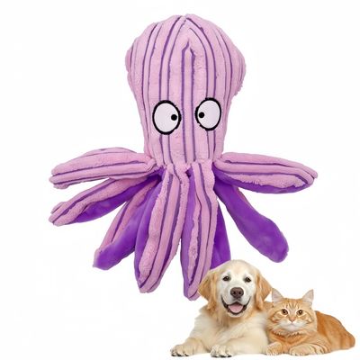 Zoomtopia Jouet en peluche en forme de pieuvre pour chien