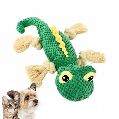 Zoomtopia Jouet en peluche lézard pour chien