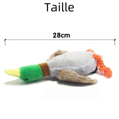 Zoomtopia Jouet de chien en peluche grincement