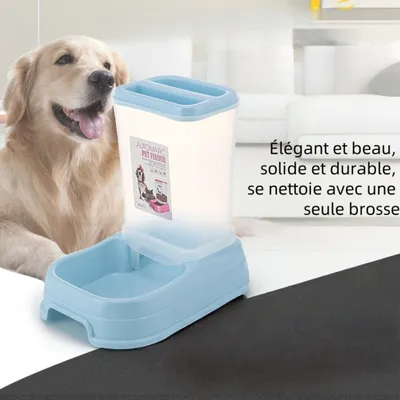 Zoomtopia Seau distributeur de nourriture pour chien
