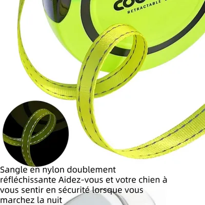 Zoomtopia Laisse pour chien en nylon solide et élastique