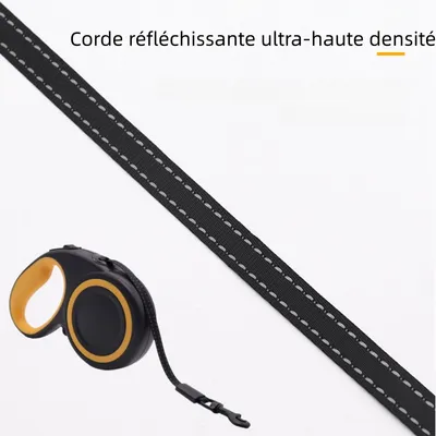 Zoomtopia Laisse rétractable anti enchevêtrement à 360° pour chien