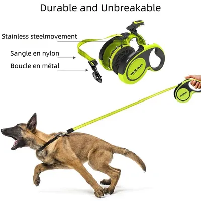Zoomtopia Laisse pour chien en nylon solide et élastique