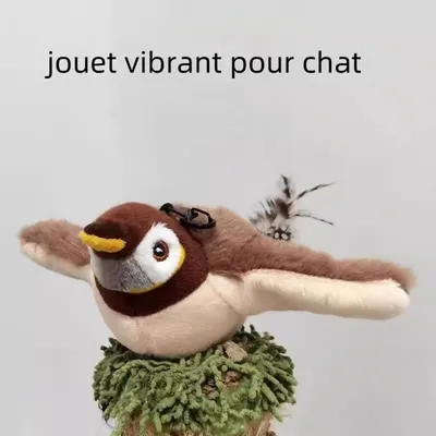 Zoomtopia Jouet d'oiseau battant pour chat