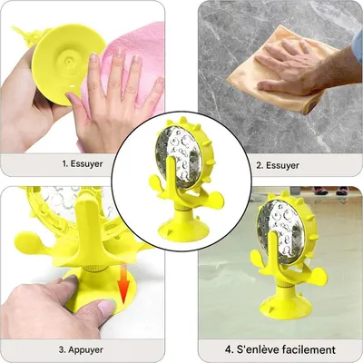 Zoomtopia Moulin à vent, jouet qui fuit la nourriture pour chiens et chats