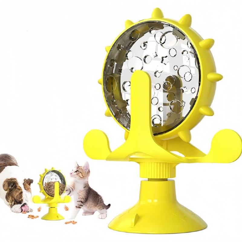 Zoomtopia Moulin à vent, jouet qui fuit la nourriture pour chiens et chats