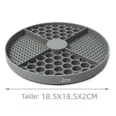 Zoomtopia Coussin à lécher en silicone pour chien