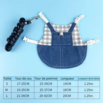 Zoomtopia Harnais pour lapin et chat