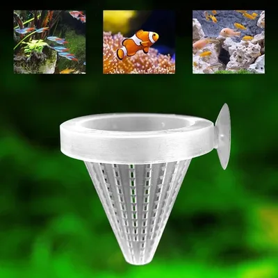 Zoomtopia 4PCS Aquarium Cone Feeder