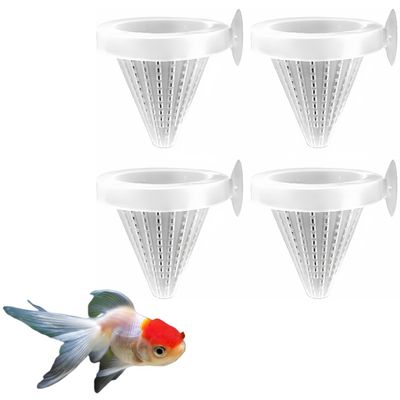 Zoomtopia 4PCS Aquarium Cone Feeder