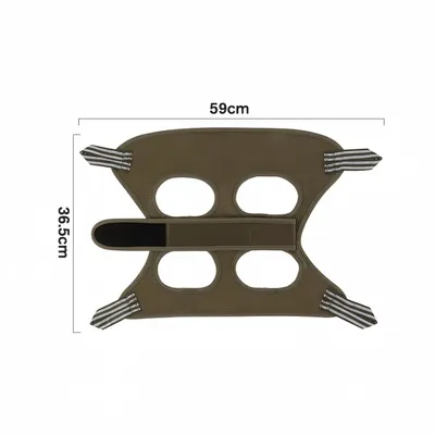 Zoomtopia Hamac de toilettage pour chien et chat vert