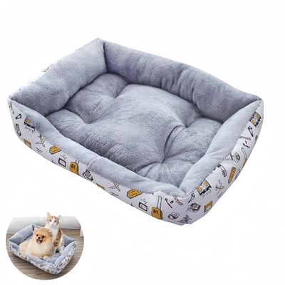 ZoomtopiaTapis pour Animaux Lit Mignon - 60×45cm（Chats et Chiens）